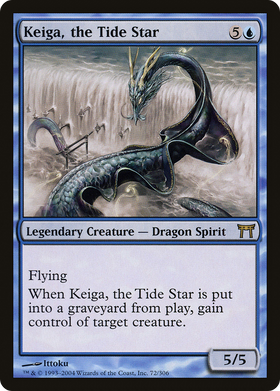 Keiga, the Tide Star (CHK-072) - Champions of Kamigawa Foil