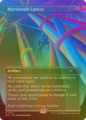 Mycosynth Lattice (SLD-1434★) - Secret Lair Drop (Borderless) Foil