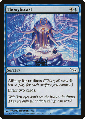 Thoughtcast (MRD-054) - Mirrodin Foil