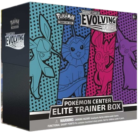 Evolving Skies Vaporeon, Espeon, Glaceon & Sylveon PC ETB