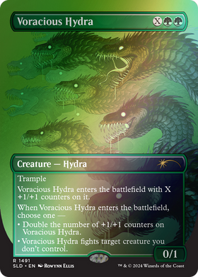 Voracious Hydra (SLD-1491★) - Secret Lair Drop (Borderless) Foil