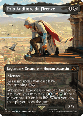 Ezio Auditore da Firenze (ACR-113) - Assassin's Creed (Borderless) Foil