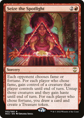 Seize the Spotlight (PPSNC-52P) - New Capenna Commander Promos Foil