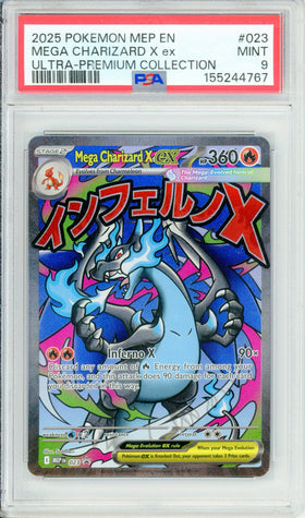 Pokemon Graded: Mega Charizard X ex #23 UPC Promo (2025) PSA 9