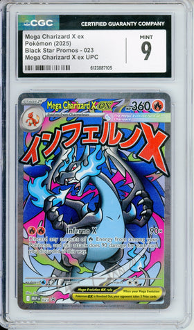 Pokemon Graded: Mega Charizard X ex #23 Ultra-Premium Collection CGC 9