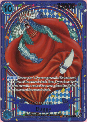 One Piece Single: Buggy Alt Art OP09-051 The Azure Seas Seven NM