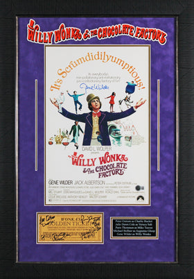(5) Wilder, Ostrum, Cole, Themmen & Bollner Signed Framed Display BAS #BU55064