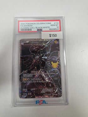 Pokemon Zekrom Celebrations 114/114 PSA 10