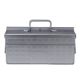 TOYO: ST-350 Large Toolbox - Silver - Made in Japan