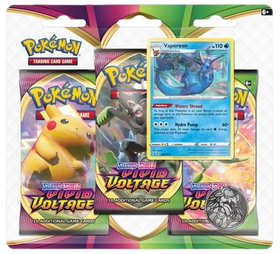 Vivid Voltage 3-Pack Blister - Vaporeon Promo