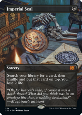 Imperial Seal (2X2-354) - Double Masters 2022 (Borderless) Foil