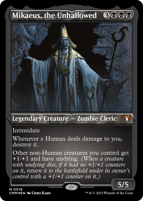 Mikaeus, the Unhallowed (CMM-516) - Commander Masters Etched Foil