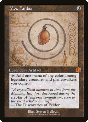 Mox Amber (BRR-098) - The Brothers' War Retro Artifacts