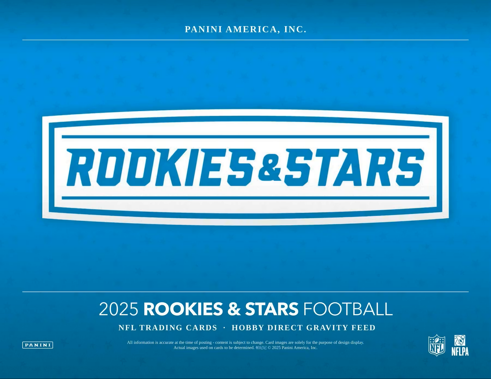 2025 Panini Rookies and Stars Football Gravity Feed Box