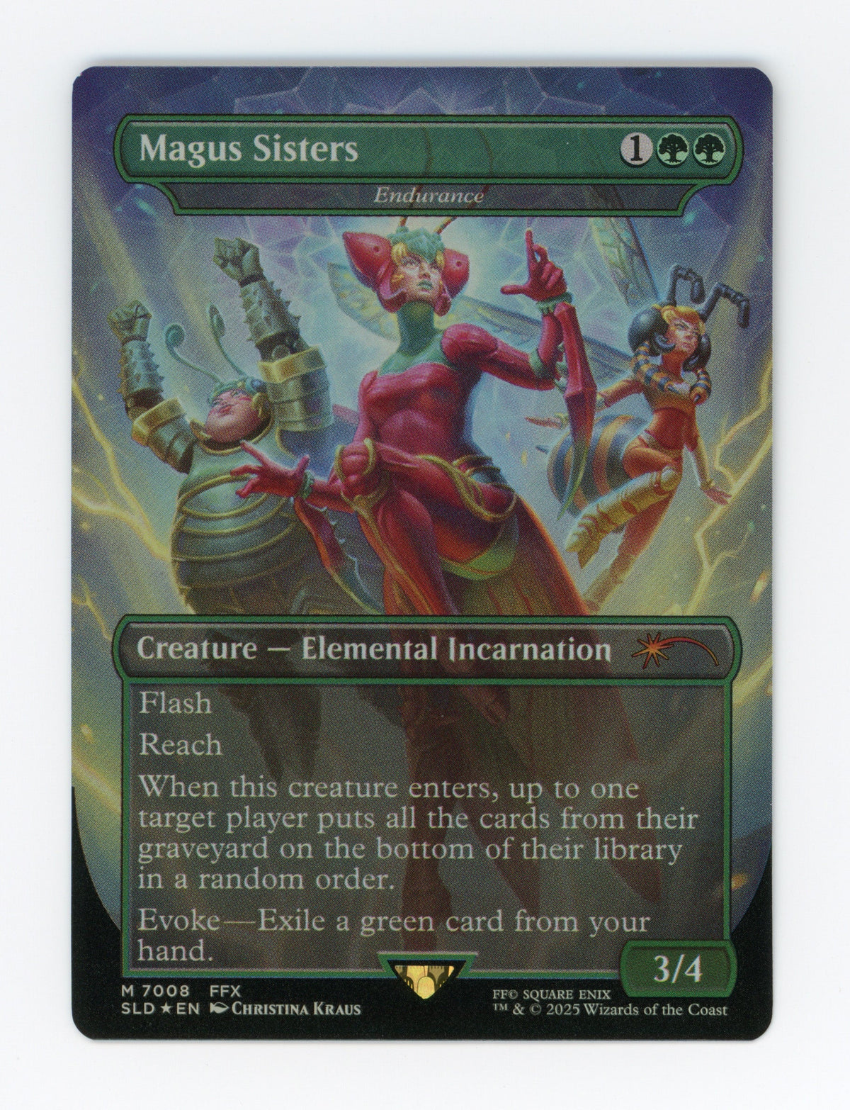 Magus Sisters - Endurance — Borderless|FINAL FANTASY|Foil — ID 17312