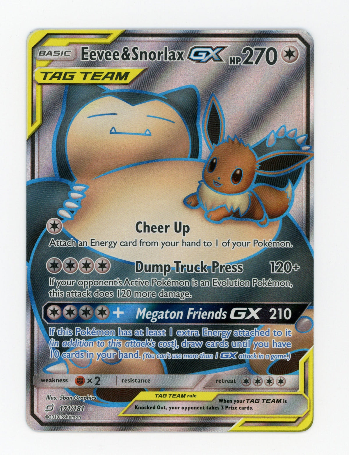 Eevee & Snorlax-GX — Rare Ultra — ID 17653