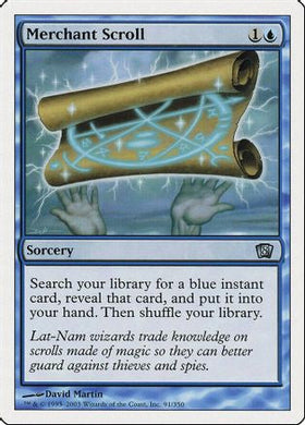 Merchant Scroll (8ED-091) - 8th Edition Foil