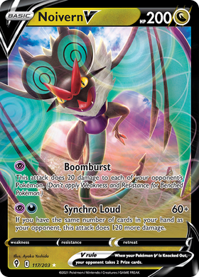 Noivern V 117 203 Evolving Skies Holofoil