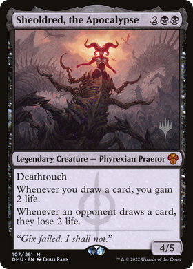 Sheoldred, the Apocalypse (PPDMU-107P) - Dominaria United Promos Foil