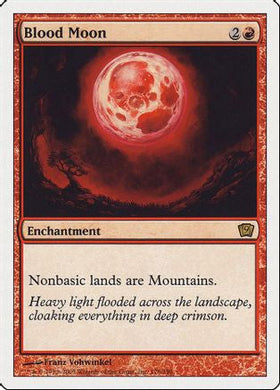 Blood Moon (9ED-176) - 9th Edition Foil