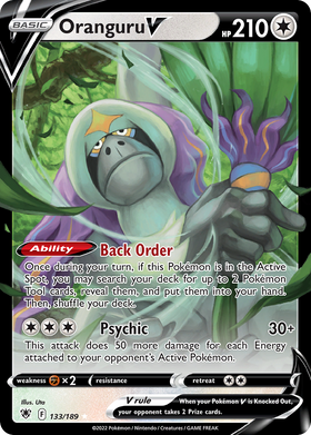 Oranguru V 133 189 Astral Radiance Holofoil