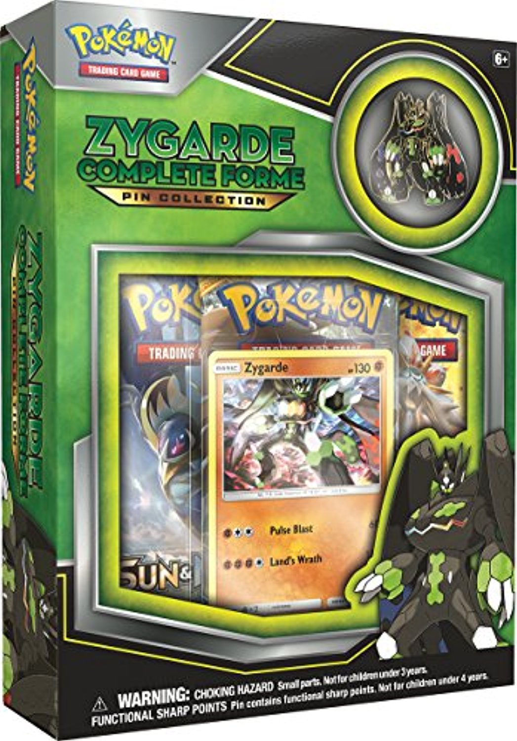 Pokemon TCG: Zygarde Complete Forme Pin Collection