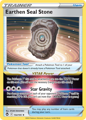 Earthen Seal Stone 154 195 Silver Tempest Holofoil
