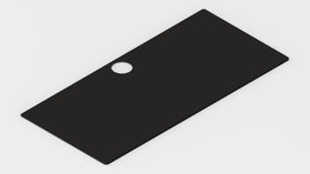 Black IKEA MICKE Desk Mat (41" / 105 cm) Full-desk Mouse Pad