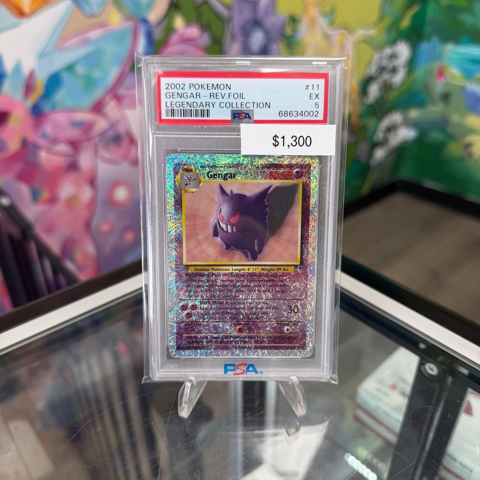 Pokemon Legendary Collection Gengar Reverse Holo #11 PSA 5