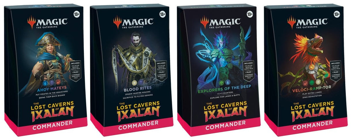 Magic The Gathering - Lost Caverns of Ixalan Commander Deck Box (4ct)
