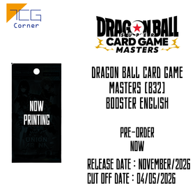 Dragon Ball Card Game Masters [B32] Booster English Pre-Order