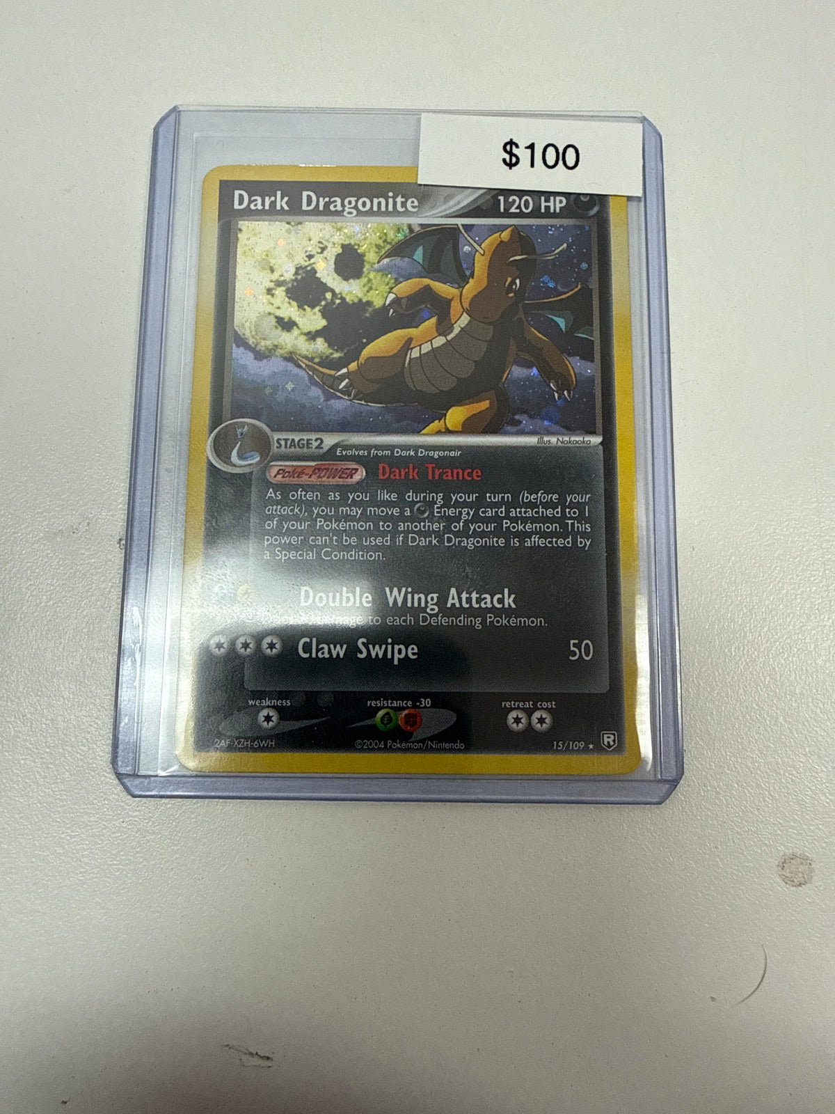 Pokemon Dark Dragonite Holo #15/109