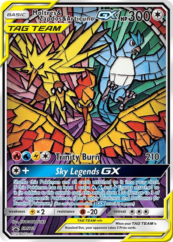 Moltres & Zapdos & Articuno GX - SM210 - (SM Promos)