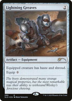 Lightning Greaves (SLD-099) - Secret Lair Drop Foil