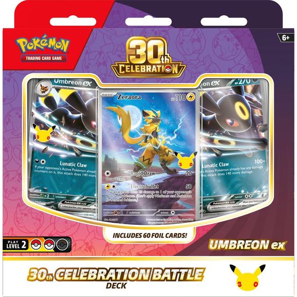 (PREORDER OCTOBER 2026) Pokemon TCG 30th Celebration 30C Battle Deck (1 Random)