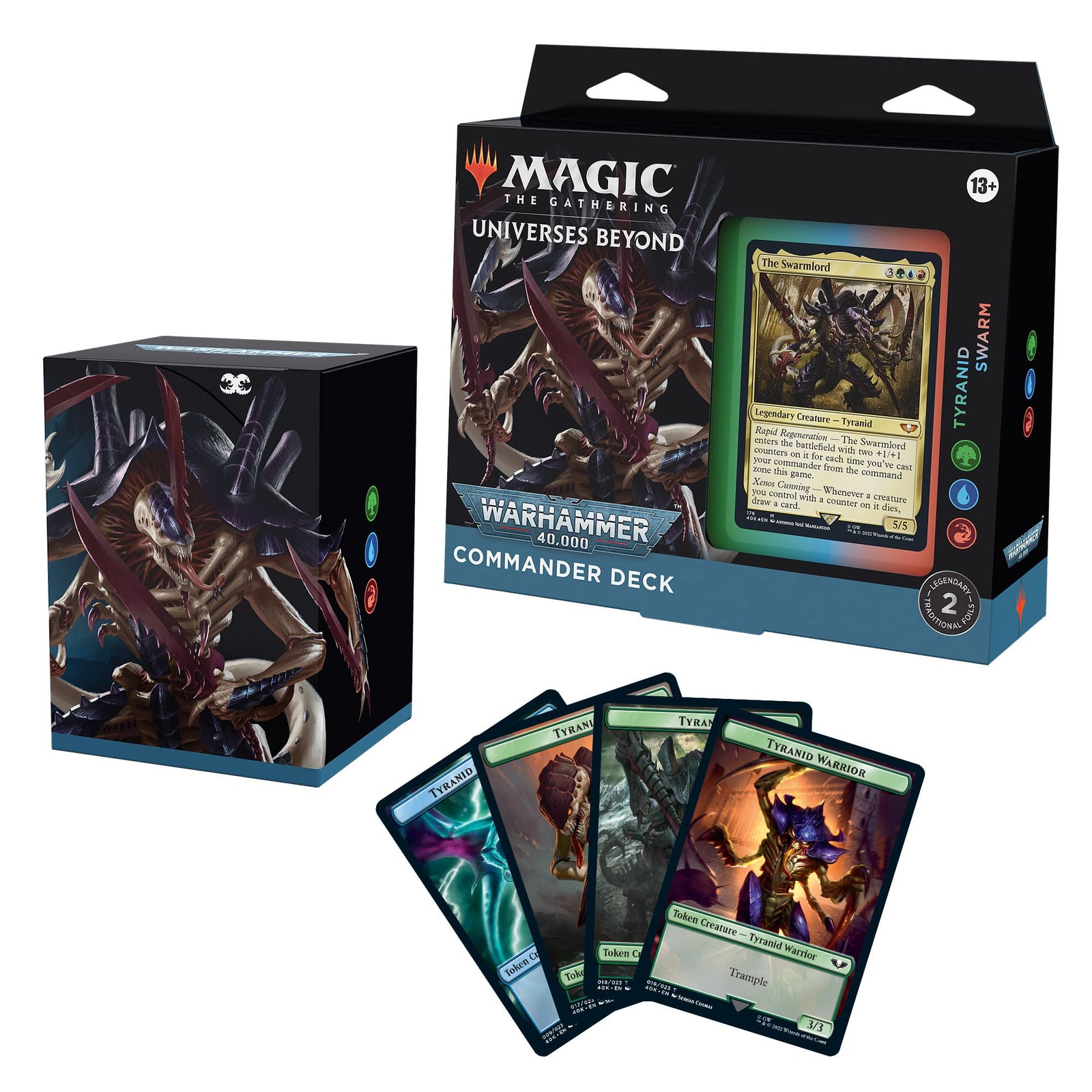 Magic The Gathering Universes Beyond Warhammer 40k Commander Deck Tyranid Swarm