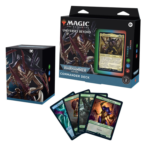 Magic The Gathering Universes Beyond Warhammer 40k Commander Deck Tyranid Swarm