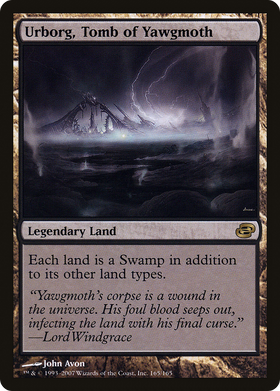 Urborg, Tomb of Yawgmoth (PLC-165) - Planar Chaos Foil