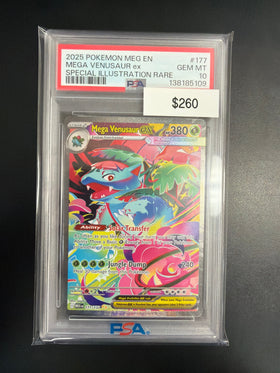 Pokemon Mega Venusaur EX #177/132 PSA 10