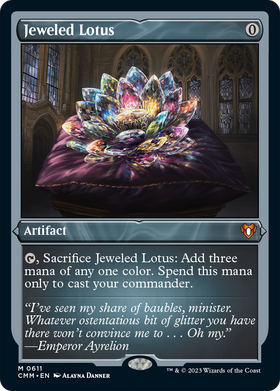 Jeweled Lotus (CMM-611) - Commander Masters Etched Foil