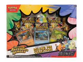 Pokemon Mega Evolution Ascended Heroes First Partners Deluxe Pin Collection Box