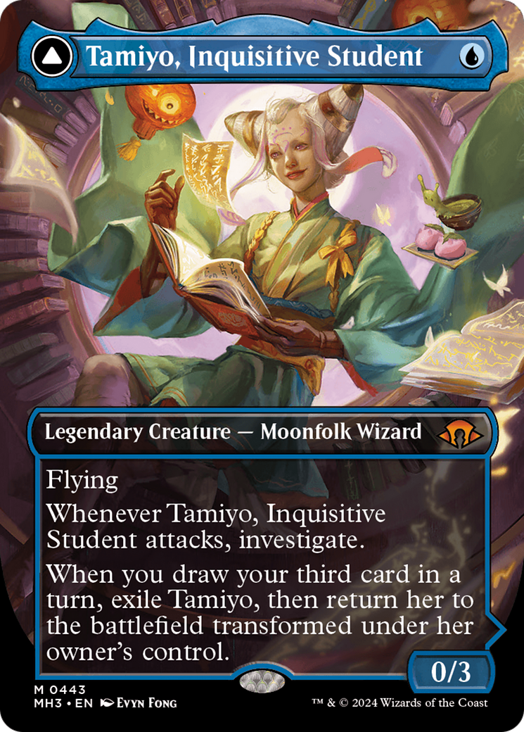Tamiyo, Inquisitive Student // Tamiyo, Seasoned Scholar (MH3-443) - Modern Horizons 3 (Borderless)