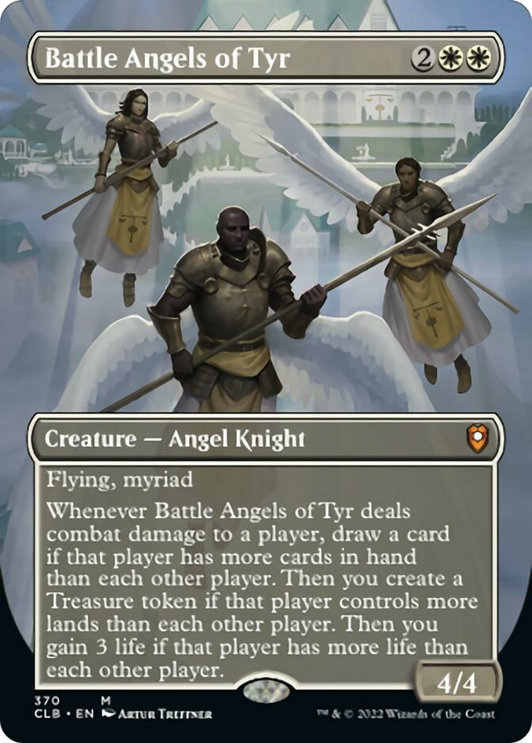 Battle Angels of Tyr (CLB-370) - Commander Legends: Battle for Baldur's Gate (Borderless)