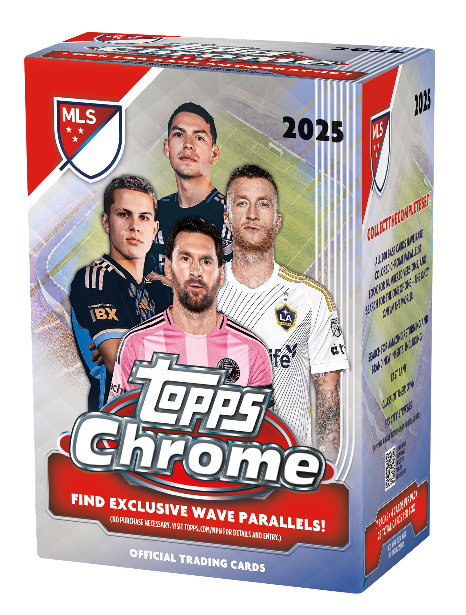 2025 Topps MLS Chrome Soccer Blaster Box