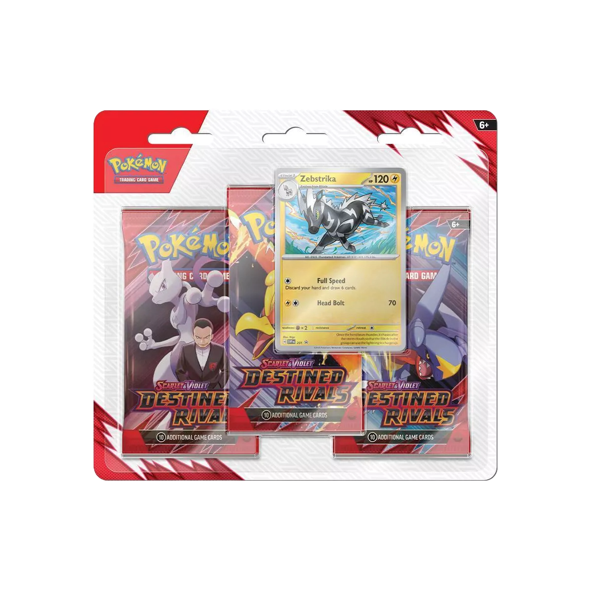 Pokemon Scarlet & Violet Destined Rivals 3-Pack Blister Pack