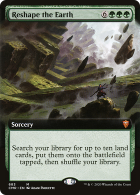 Reshape the Earth (CMR-683) - Commander Legends: (Extended Art)