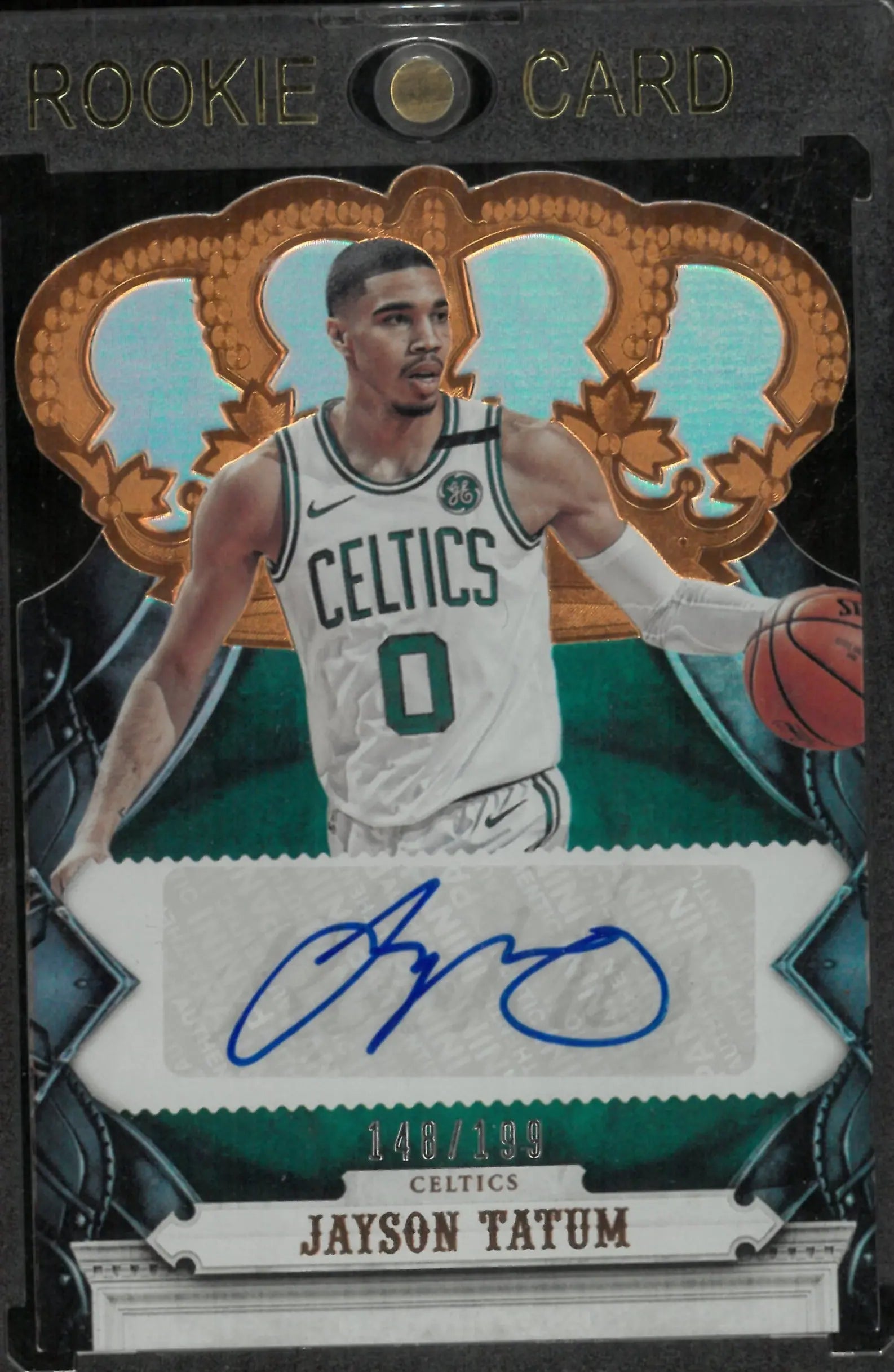 2017 Panini Crown Royale Bronze Jayson Tatum Rookie Auto /199 Die Cut