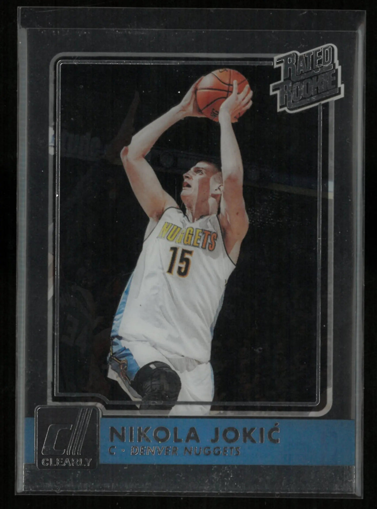 2020-21 Panini Clearly Donruss Rated Rookie Nikola Jokic