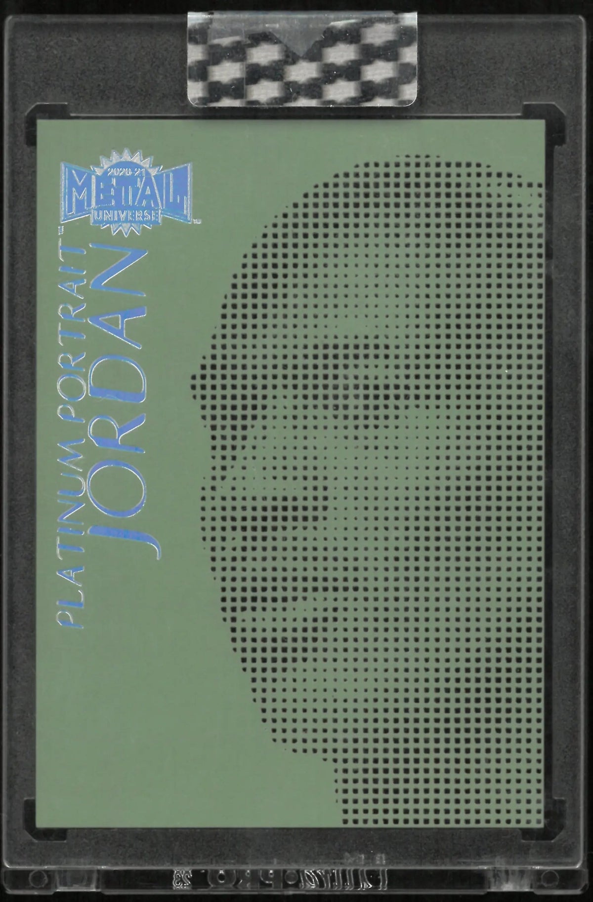 2021 Skybox Metal Basketball Platinum Portraits Michael Jordan GOAT
