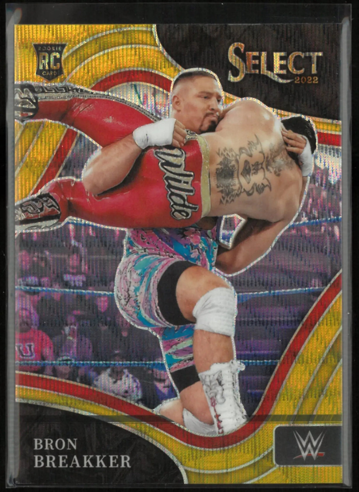 2022 Panini Select NXT 2.0 Bron Breaker Gold Wave Rookie RC /10